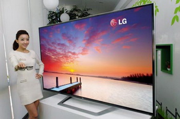 TV with a 84-inch screen